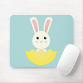 Tapis De Souris Mignonne lapin de Pâques I (Avec souris)