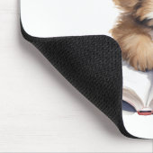 Tapis De Souris Mignonne lecture Chiot Mousepad (Coin)