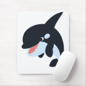 Tapis De Souris Mignonne Merry Cartoon Killer Whale Mousepad (Avec souris)