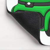 Tapis De Souris Mignonne micro-voiture verte (Coin)