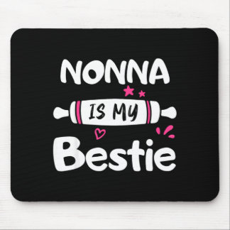 Tapis De Souris Mignonne NONNA est la meilleure amie Réunion de fa