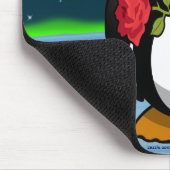 Tapis De Souris Mignonne Saint Valentin Pingouin Drôle Drôle Carto (Coin)