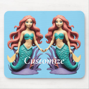 Tapis De Souris Mignonne sirène Thunder_Cove