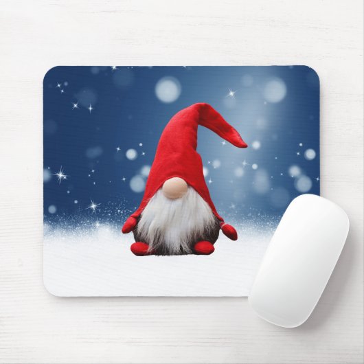 Tapis De Souris Mignonnes Etoiles de neige Père Noël Noël (Avec souris)