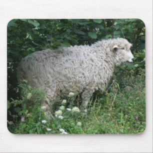 Tapis De Souris Mignons moutons gourmands mangeant Mousepad