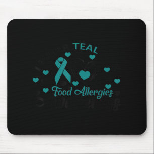 Tapis De Souris Migre I Turquoise Pour Les Allergies Alimentaires