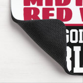 Tapis De Souris Milieu biblique 2022 Vague Rouge (Coin)