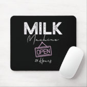 Tapis De Souris Milk Machine Open 24 Hours Funny Breastfeeding New (Avec souris)