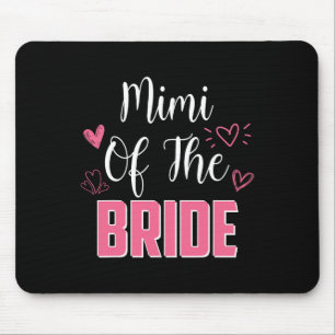 Tapis De Souris Mimi De L'Épouse De Mariage De Famille Mariage À Ê