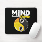 Tapis De Souris Mind Game Billard Snooker Cue Stick Pool Billiard (Avec souris)