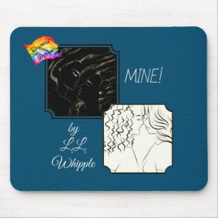 Tapis De Souris 'MINE!' (avec logo) pavé souris