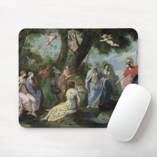 Tapis De Souris Minerva avec les Muses (Avec souris)