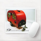 Tapis De Souris Mini Camper à vélo style Ladybug Mousepad (Avec souris)