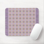 Tapis De Souris Mini Moquette Fleurie Style (Avec souris)