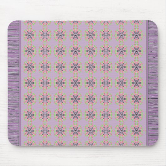 Tapis De Souris Mini Moquette Fleurie Style (Devant)