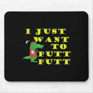 Tapis De Souris Miniature Golf Funny Mini Golf Tee Golf Ball Putt