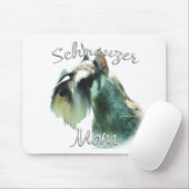 Tapis De Souris Miniature Schnauzer Maman 2 (Avec souris)