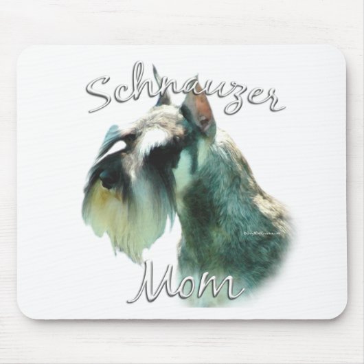 Tapis De Souris Miniature Schnauzer Maman 2 (Devant)