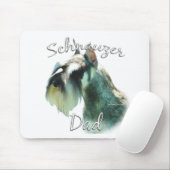 Tapis De Souris Miniature Schnauzer Papa 2 (Avec souris)