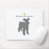 Tapis De Souris Miniature Schnauzerg5 (Avec souris)