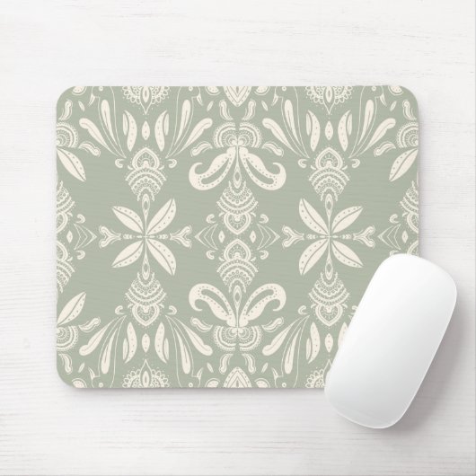 Tapis De Souris Minimal Floral Pattern Mouse Pad (Avec souris)