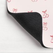 Tapis De Souris Minimalisme de contour de cerise (Coin)