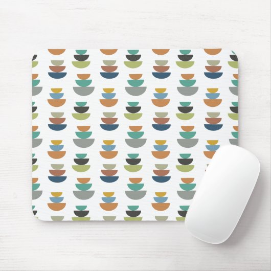 Tapis De Souris Minimalisme moderne du milieu du siècle (Avec souris)
