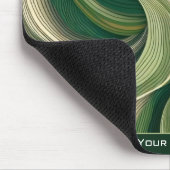 Tapis De Souris Minimalist Abstract Nature Earthy Green Botanical (Coin)