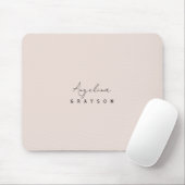 Tapis De Souris Minimalist handwritten script, simple and modern  (Avec souris)