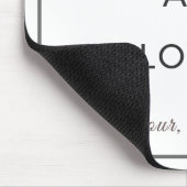 Tapis De Souris Minimalist You Are Loved Desk Mouse Pad (Coin)