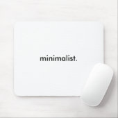 Tapis De Souris minimaliste. période (Avec souris)