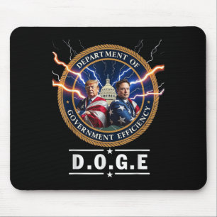 Tapis De Souris Ministère De L'Efficacité Gouvernementale Doge Tru