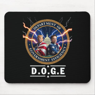 Tapis De Souris Ministère De L'Efficacité Gouvernementale Doge Tru