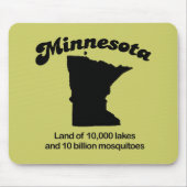 Tapis De Souris Minnesota Motto - Terre de 10 000 lacs (Devant)