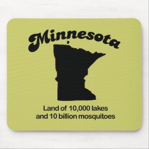 Tapis De Souris Minnesota Motto - Terre de 10 000 lacs