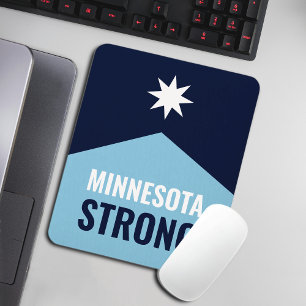 Tapis De Souris Minnesota Rebelle Nouveau Drapeau d'État