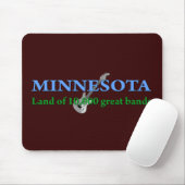 Tapis De Souris Minnesota - Terre de 10 000 bandes (Avec souris)