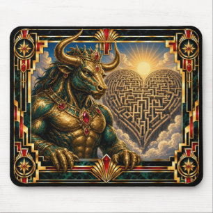 Tapis De Souris Minotaur, Art Déco Mythique
