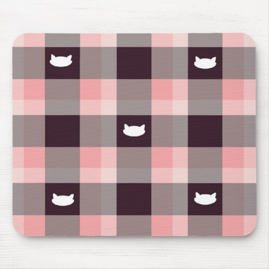 Tapis De Souris Minou de plaid (Devant)