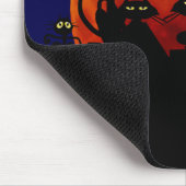 Tapis De Souris Minous de Halloween et lune Mousepad de Halloween (Coin)