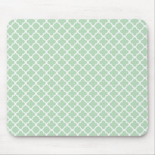 Tapis De Souris Mint Quatrefoil