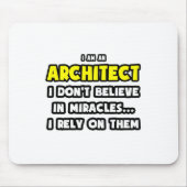 Tapis De Souris Miracles et architectes ... Drôle (Devant)
