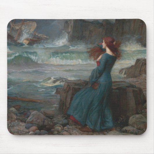 Tapis De Souris Miranda (par John William Waterhouse) (Devant)