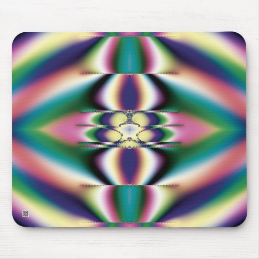 Tapis De Souris Miroirs Arc-en-ciel (Devant)