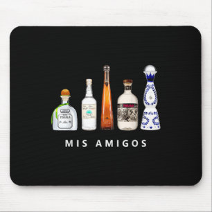 Tapis De Souris Mis Amigos Tequila Funny Cinco De Mayo Parc Mexica