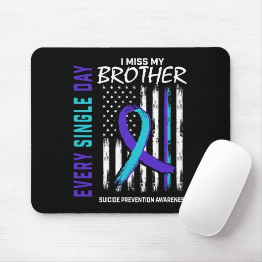 Tapis De Souris Miss Mon Frère Prévention du Suicide Ameri (Avec souris)