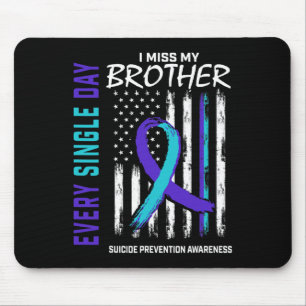 Tapis De Souris Miss Mon Frère Prévention du Suicide Ameri