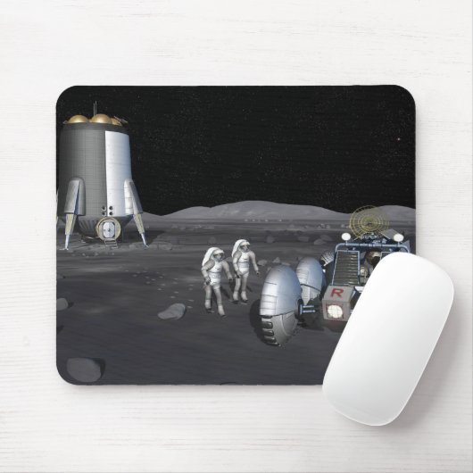 Tapis De Souris Missions d'exploration spatiale futures 3 (Avec souris)