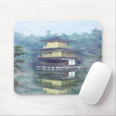 Tapis De Souris Mist sur le Pavillon d'or - Kyoto (Avec souris)