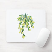 Tapis De Souris mistletoe de Noël (Avec souris)